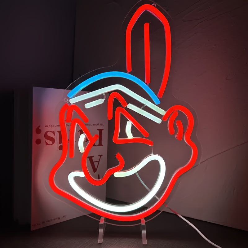 Cleveland Indians LED Neon Sign