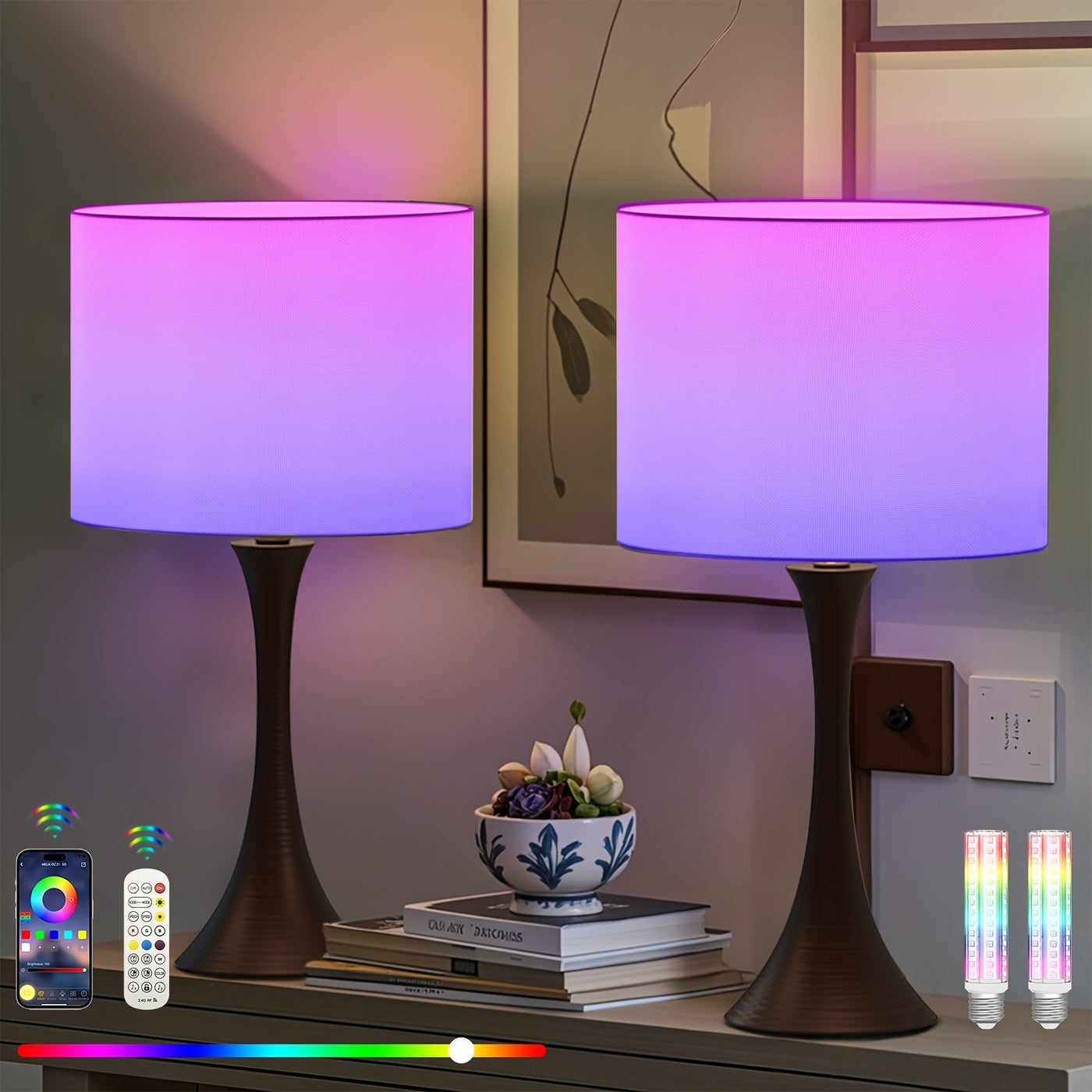 LumiSync Smart Bedside Lamps